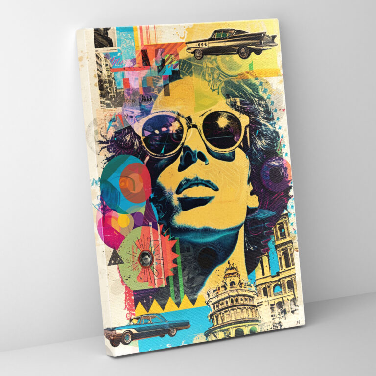 Popart Style Wall Decoration - Popart, Canvas, Collage, Popart Style