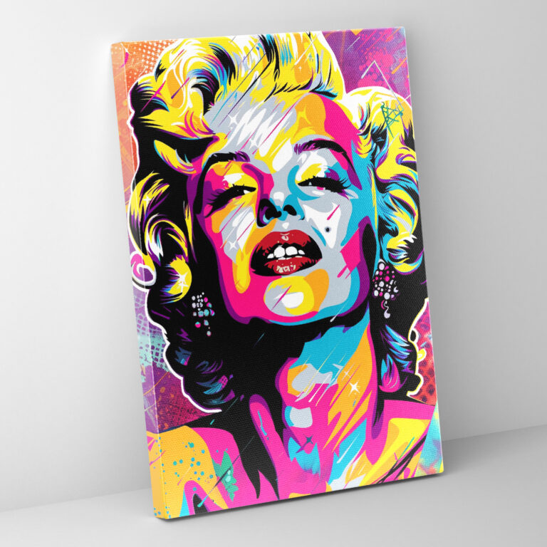 Popart Style Canvas Wall Art - Popart, Popart Style, Wall Decoration, Celebrities