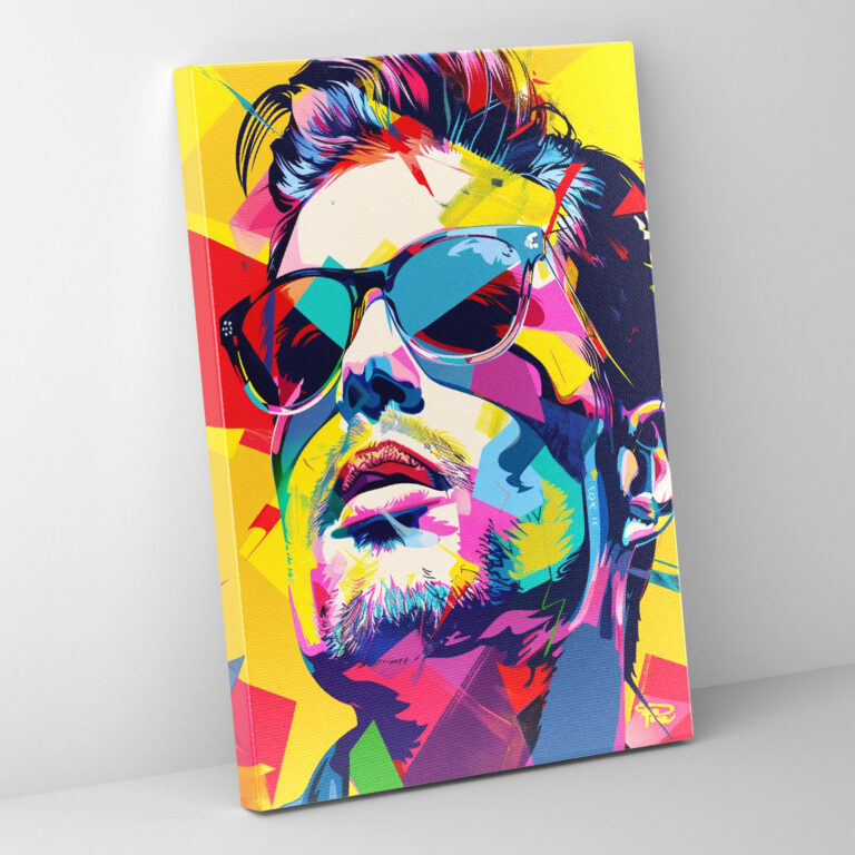 Popart Style Canvas Wall Art - Popart, Canvas Wall Art, Popart Style, Pop Art Portraits