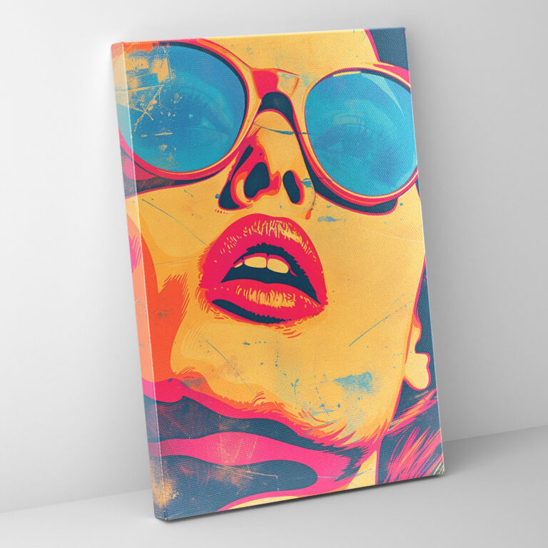 Popart Style Retro Advertisements Canvas Print: Vintage Wall Art - Popart, Retro Advertisements, Vintage, Popart Style