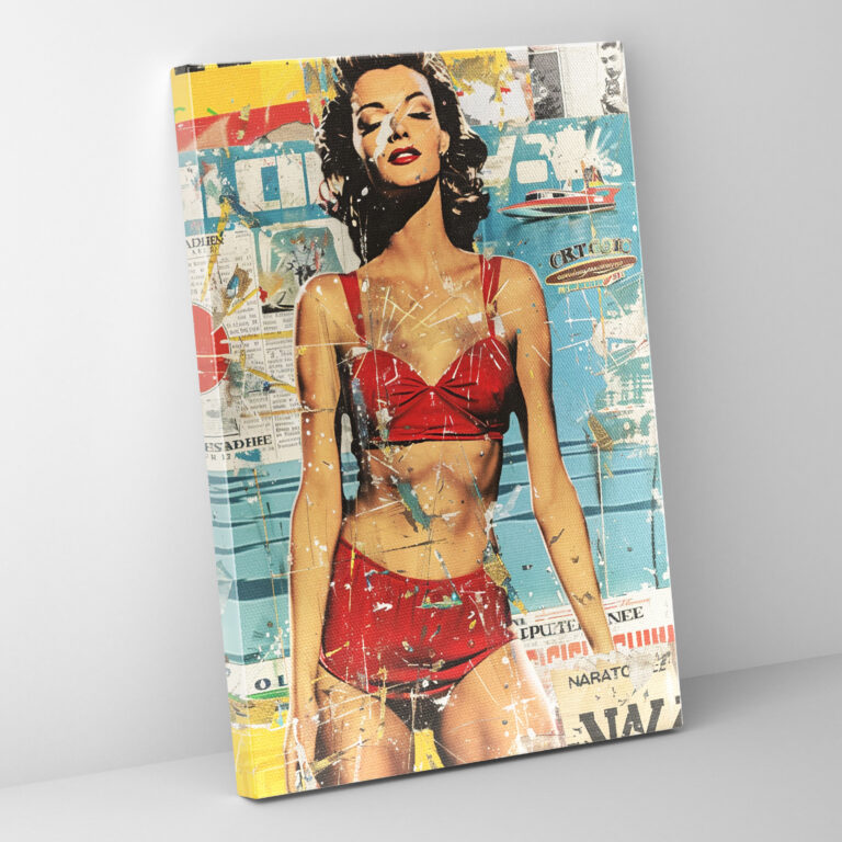 Popart Style Canvas Print - Popart, Wall Decoration, Home Decoration, Vintage Ads