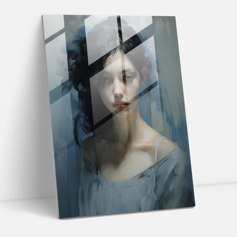 Pablo Picasso Blue Period Glass Print - Pablo Picasso, Home Decoration, Wall Decoration, Pablo Picasso Style