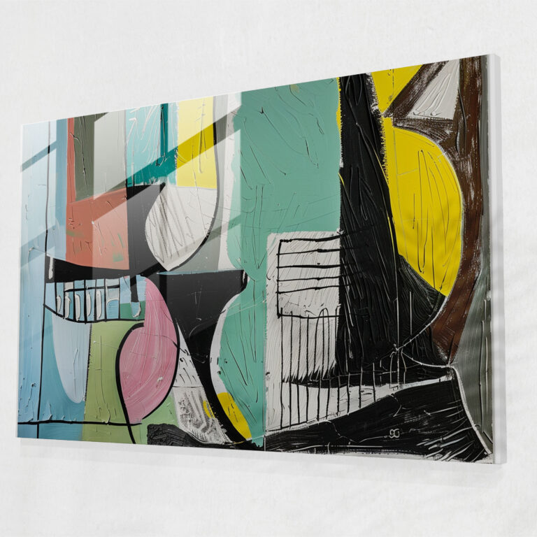 Pablo Picasso Wall Decoration - Dynamic Abstract Composition - Pablo Picasso, Wall Decoration, Abstract Composition, Dynamic Movement