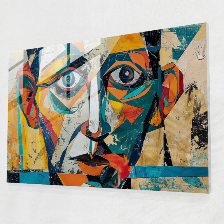 Pablo Picasso Abstract Glass Print - Pablo Picasso, Wall Decoration, Home Decoration, Glass Wall Art