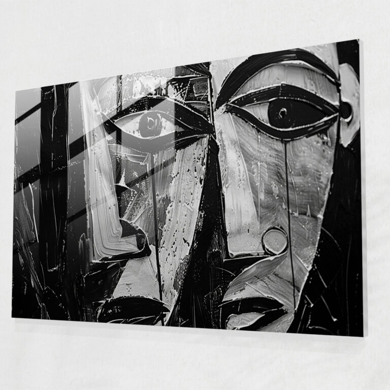 Pablo Picasso Wall Decoration - Abstract Faces - Pablo Picasso, Modern Art, Pablo Picasso, Glass Print