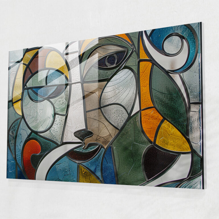 Pablo Picasso Glass Wall Art - Abstract Cubism - Pablo Picasso, Abstract Art, Cubism, Glass Wall Art