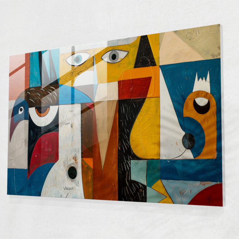 Pablo Picasso Wall Decoration - Cubist Animals - Pablo Picasso, Animal Art, Glass Print, Modern Art