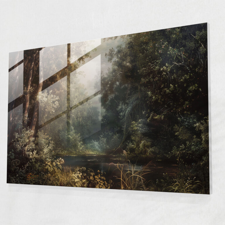Nature Greenery Glass Wall Art - Pre-Raphaelite Brotherhood, Pre-Raphaelite Brotherhood, Glass Wall Art, Home Decoration