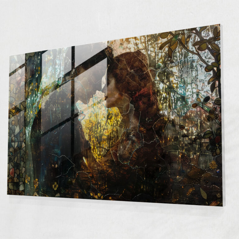 Romantic Love Story Glass Wall Art - Pre-Raphaelite Brotherhood, Pre-Raphaelite Brotherhood, Glass Art, Glass Wall Art