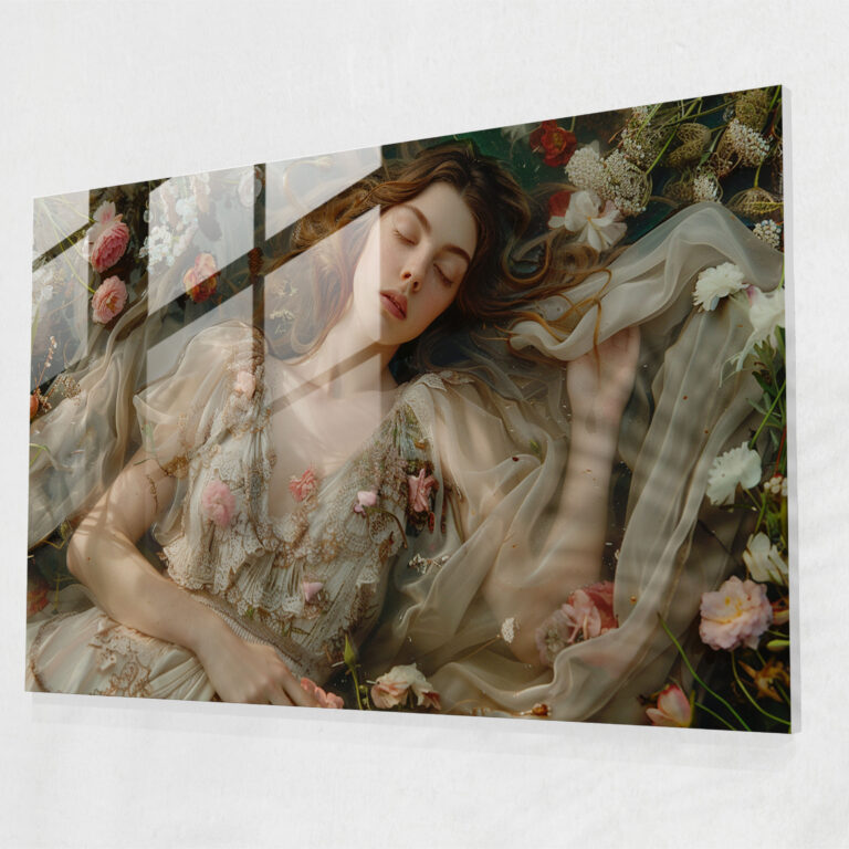 Pre-Raphaelite Brotherhood Glass Print - Pre-Raphaelite Brotherhood, Wall Decoration, Glass Art, Home Decoration