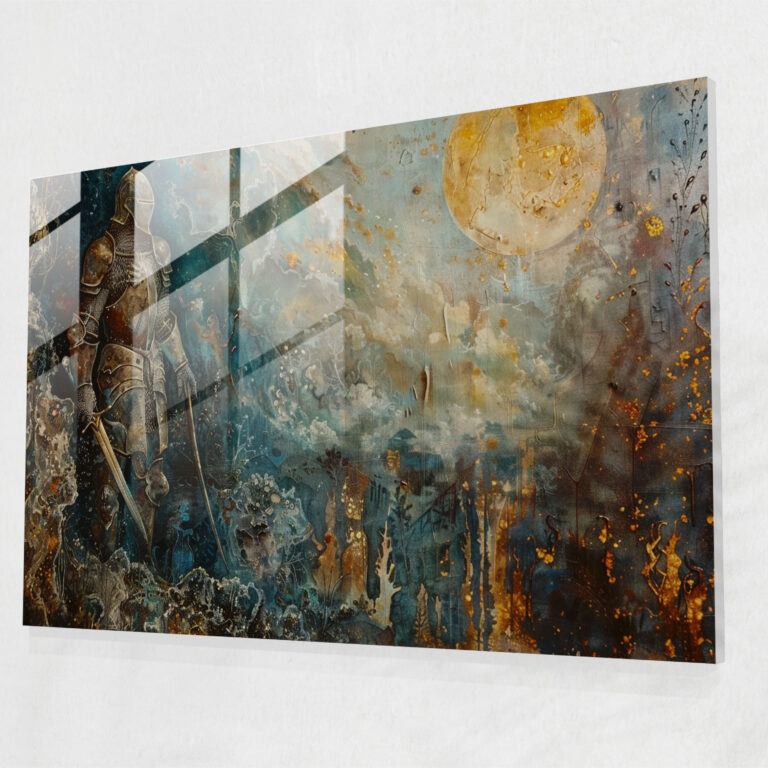 Pre-Raphaelite Brotherhood Home Decoration: Noble Knight - Pre-Raphaelite Brotherhood, Glass Print, Modern Art, Wall Decoration