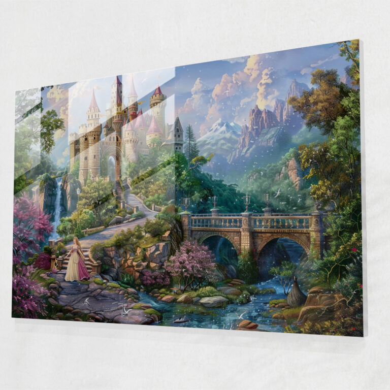 Pre-Raphaelite Brotherhood Glass Print - Enchanting Fairy Tale Scene - Pre-Raphaelite Brotherhood, Enchanting, Modern Art, Romantic