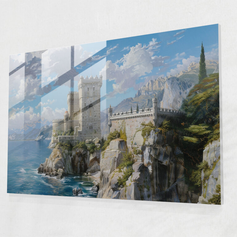 Pre-Raphaelite Brotherhood Castle By The Sea Modern Art - Pre-Raphaelite Brotherhood, Pre-Raphaelite Brotherhood, Modern Art, Home Decoration