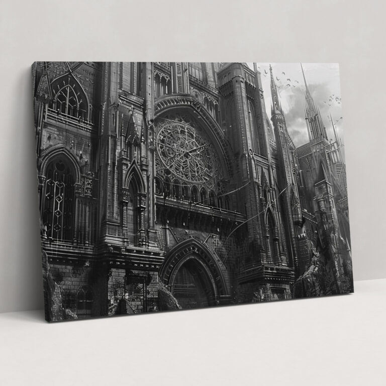 Gothic Cathedral Wall Art - Pre-Raphaelite Brotherhood, Wall Decoration, Canvas, Pre-Raphaelite Brotherhood