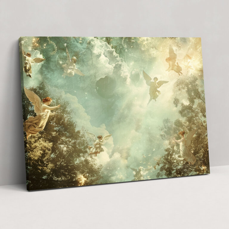 Heavenly Angels Pre-Raphaelite Brotherhood Wall Art - Pre-Raphaelite Brotherhood, Wall Art, Home Decoration, Canvas