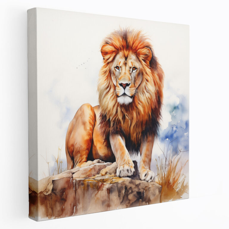 Animal Portrait Canvas Print - Portrait, Wall Art, Portrait, Home Decoration