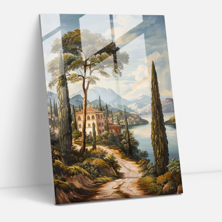 Serene Landscapes Glass Wall Art - Raffaello Sanzio, Raffaello Sanzio, Modern Art, Home Decoration