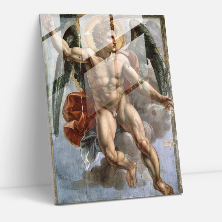 Modern Mythology Glass Wall Art - Raffaello Sanzio, Raffaello Sanzio, Glass Art, Glass Print