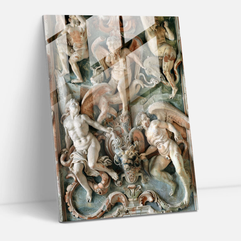 Raffaello Sanzio Glass Art Wall Decoration - Raffaello Sanzio, Home Decoration, Glass Art, Modern Art