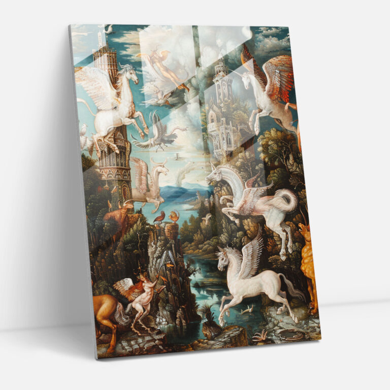 Raffaello Sanzio Glass Wall Art Modern Art - Raffaello Sanzio, Modern Art, Home Decoration, Wall Decoration