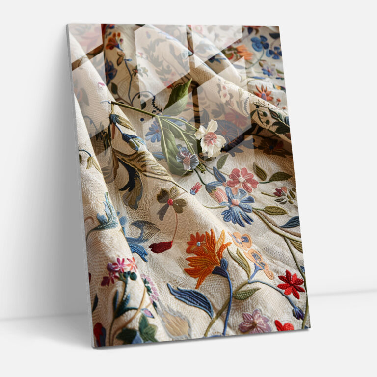 Floral Motifs Glass Print - Raffaello Sanzio, Modern Art, Glass Art, Wall Decoration