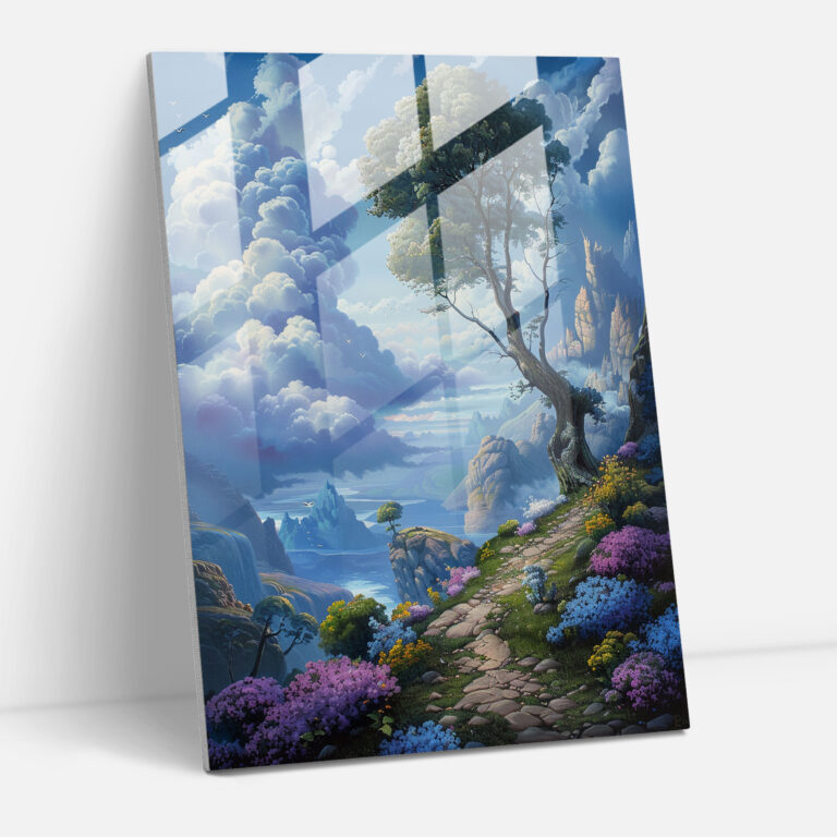 Fantasy Landscapes Glass Wall Art - Raffaello Sanzio, Raffaello Sanzio, Home Decoration, Glass Print