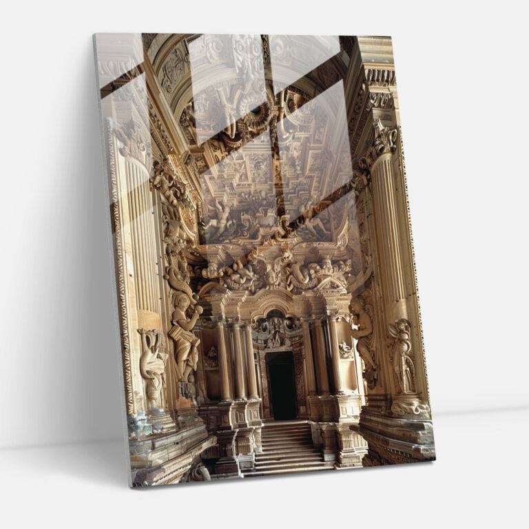 Architectural Raffaello Sanzio Glass Wall Art - Raffaello Sanzio, Sophistication, Glass Wall Art, Craftsmanship