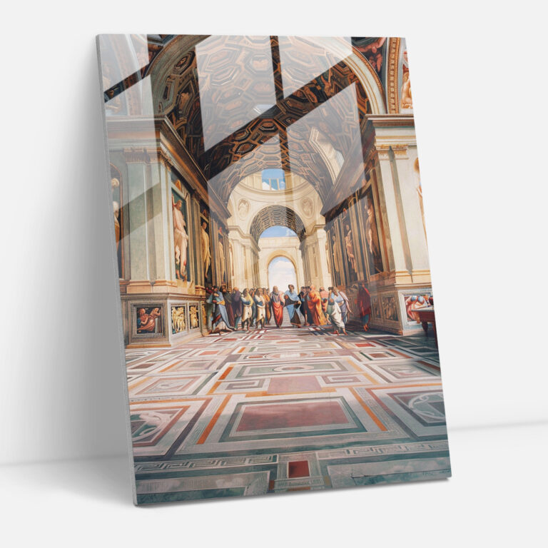 Raffaello Sanzio Home Decoration: The School Of Athens - Raffaello Sanzio, Home Decoration, Raffaello Sanzio, Glass Art