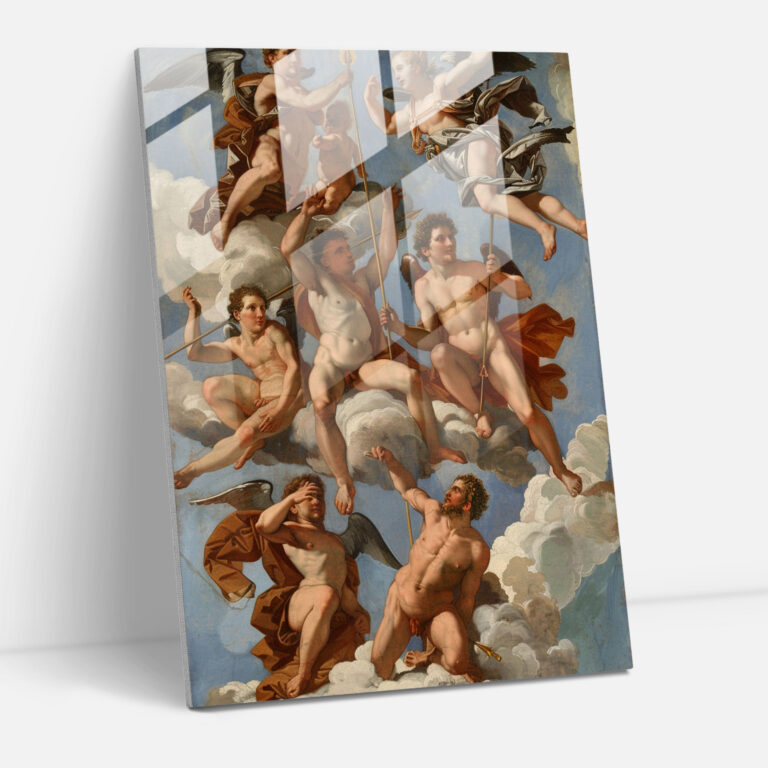 Mythological Gods Glass Wall Art - Raffaello Sanzio, Raffaello Sanzio, Gods, Glass Wall Art