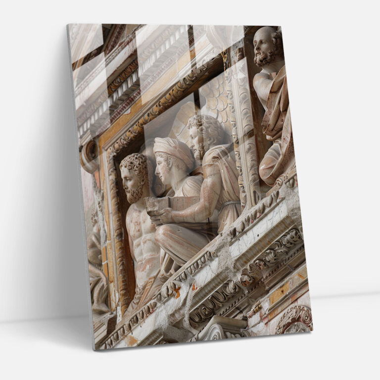 Raffaello Sanzio Wall Decoration - Raffaello Sanzio, Glass Art, Wall Decoration, Modern Art