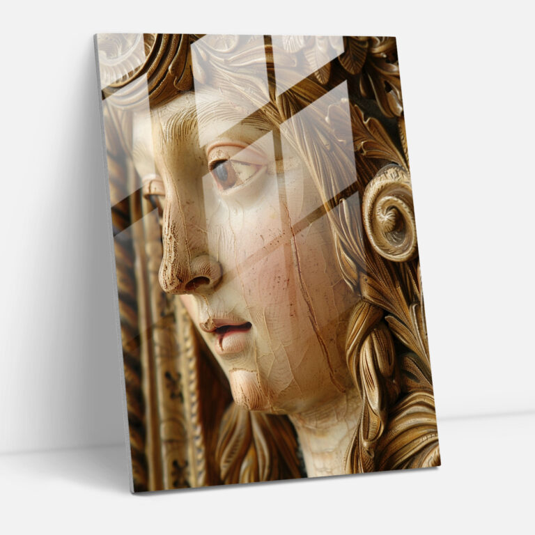 Raffaello Sanzio Glass Art - Raffaello Sanzio, Wall Decoration, Glass Print, Glass Wall Art