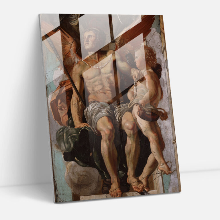 Raffaello Sanzio Glass Art - Raffaello Sanzio, Wall Decoration, Fantasy, Raffaello Sanzio