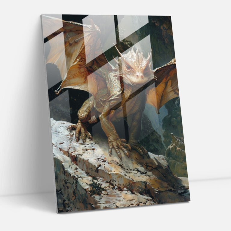Raffaello Sanzio Wall Decoration - Raffaello Sanzio, Wall Decoration, Glass Art, Mythical Creatures