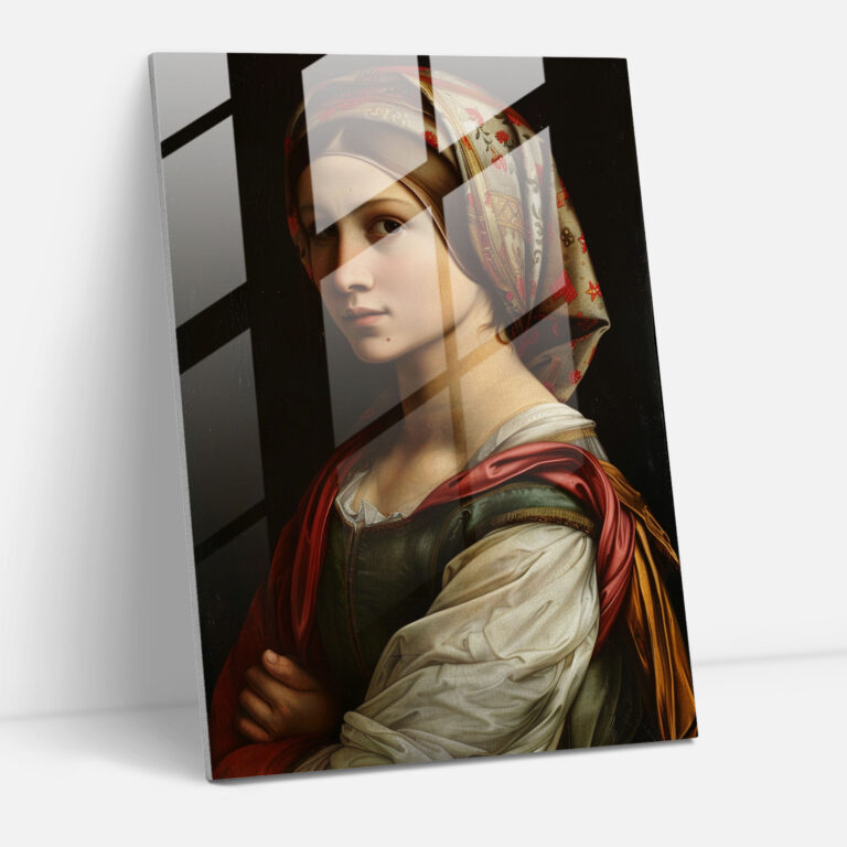 Raffaello Sanzio Glass Print - Raffaello Sanzio, Glass Wall Art, Home Decoration, Wall Decoration