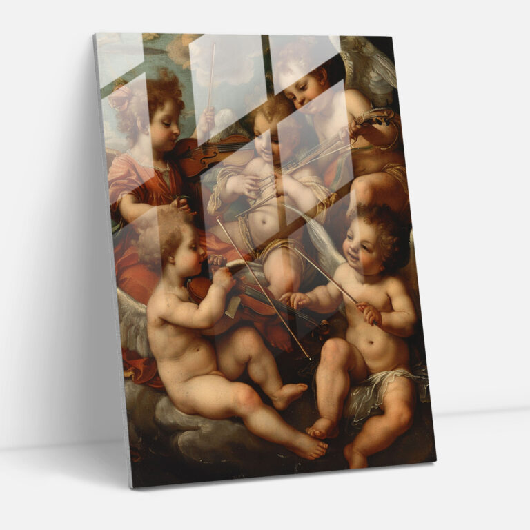 Raffaello Sanzio Glass Art Wall Decoration - Raffaello Sanzio, Raffaello Sanzio, Glass Print, Wall Decoration