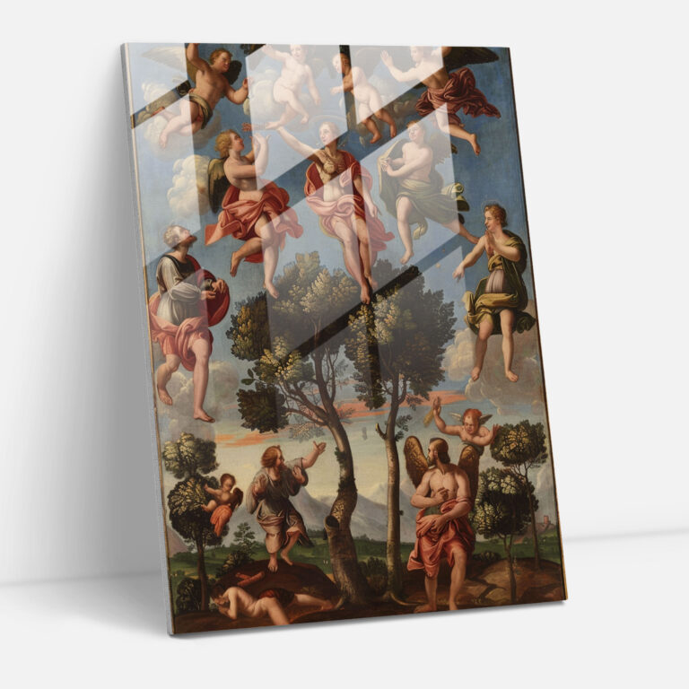 Raffaello Sanzio Glass Art Wall Decoration - Raffaello Sanzio, Home Decoration, Glass Print, Glass Wall Art