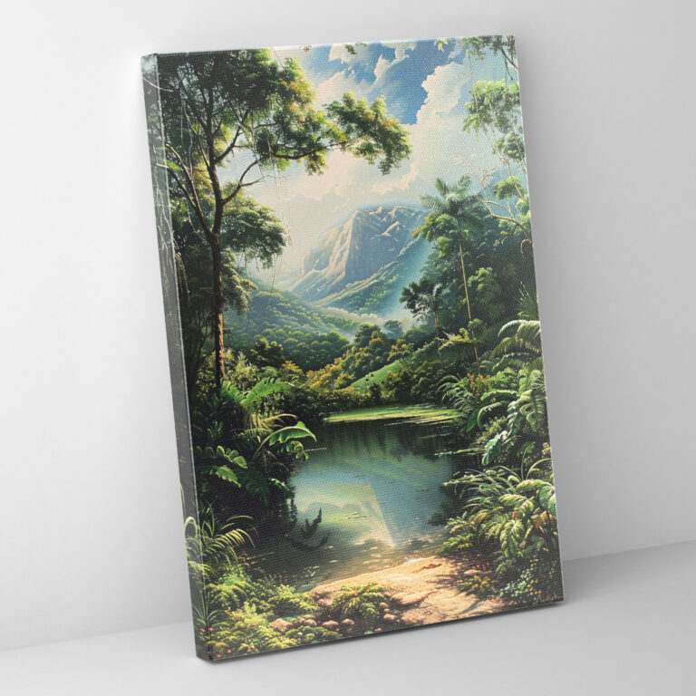 Tranquil Landscapes Raffaello Sanzio Canvas Print - Raffaello Sanzio, Canvas Print, Lush Landscapes, Canvas