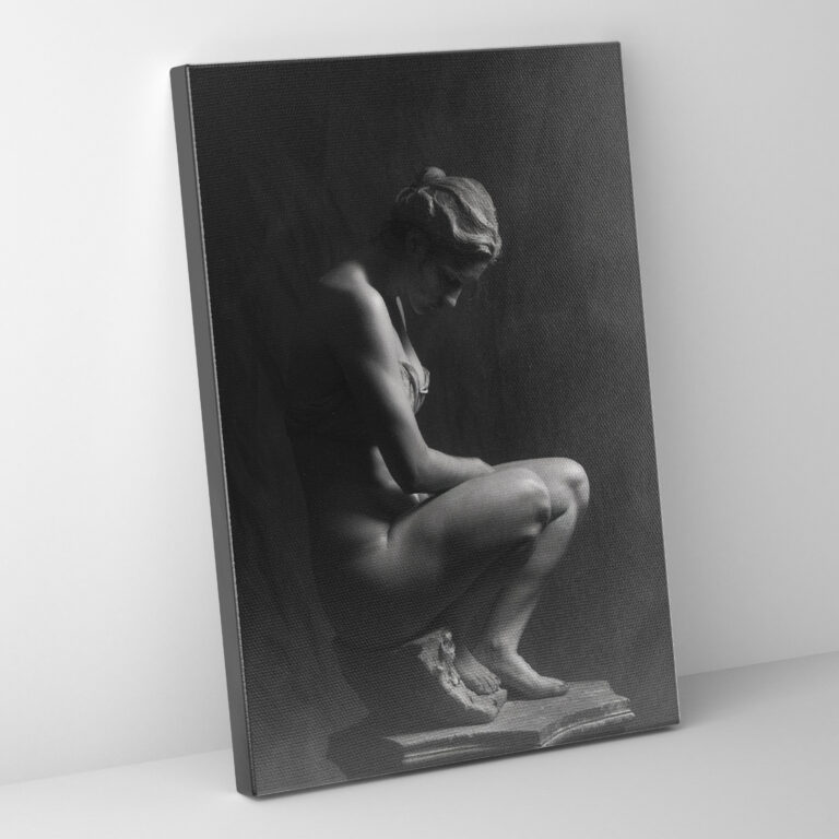 Monochrome Figure Study Wall Art - Raffaello Sanzio, Canvas, Canvas Wall Art, Raffaello Sanzio