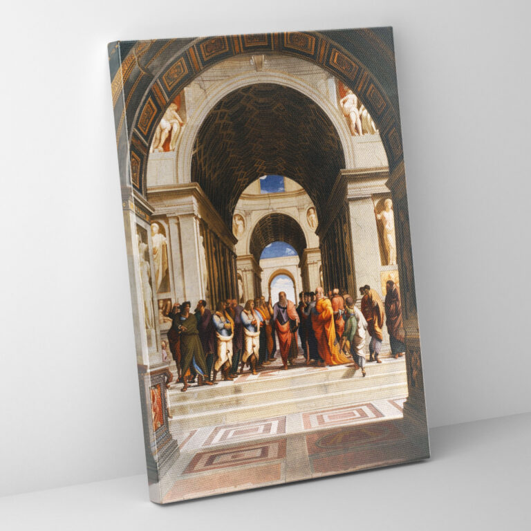 The School Of Athens Canvas Print - Raffaello Sanzio, Canvas Print, Canvas Wall Art, Home Decoration