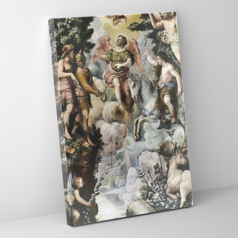 Mythological Beings Raffaello Sanzio Canvas Print - Raffaello Sanzio, Canvas Print, Canvas, Raffaello Sanzio