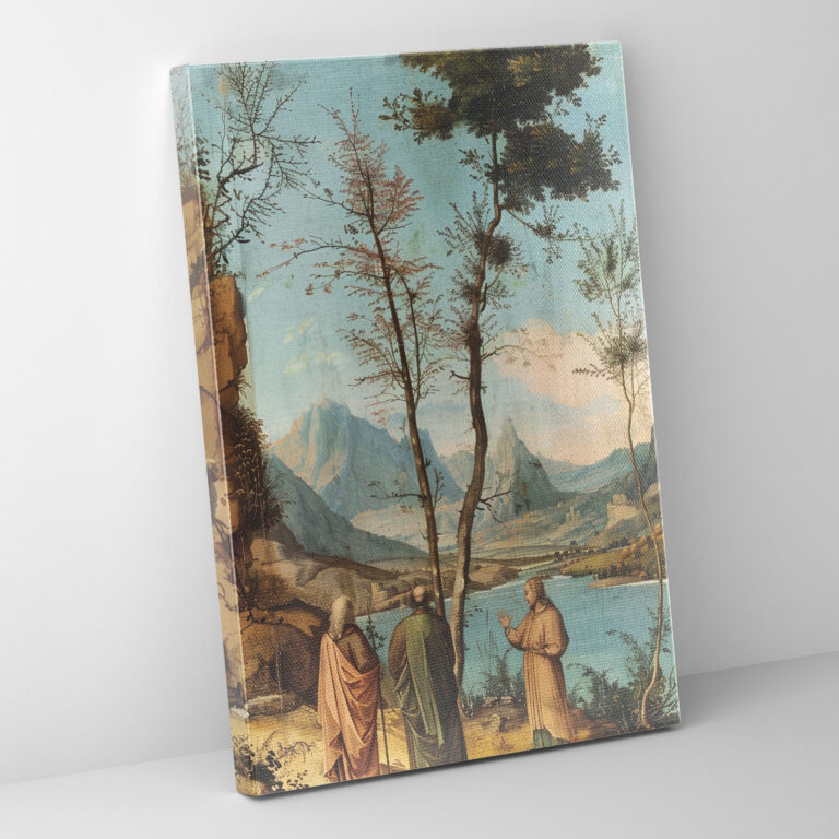 Serene Landscape Raffaello Sanzio Wall Art - Raffaello Sanzio, Home Decoration, Canvas Print, Wall Decoration