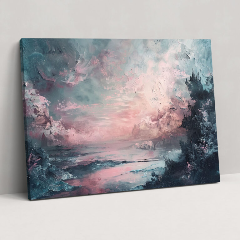 Rococo Style Painting Canvas Print - Rococo, Wall Art, Canvas Print, Rococo Style Painting