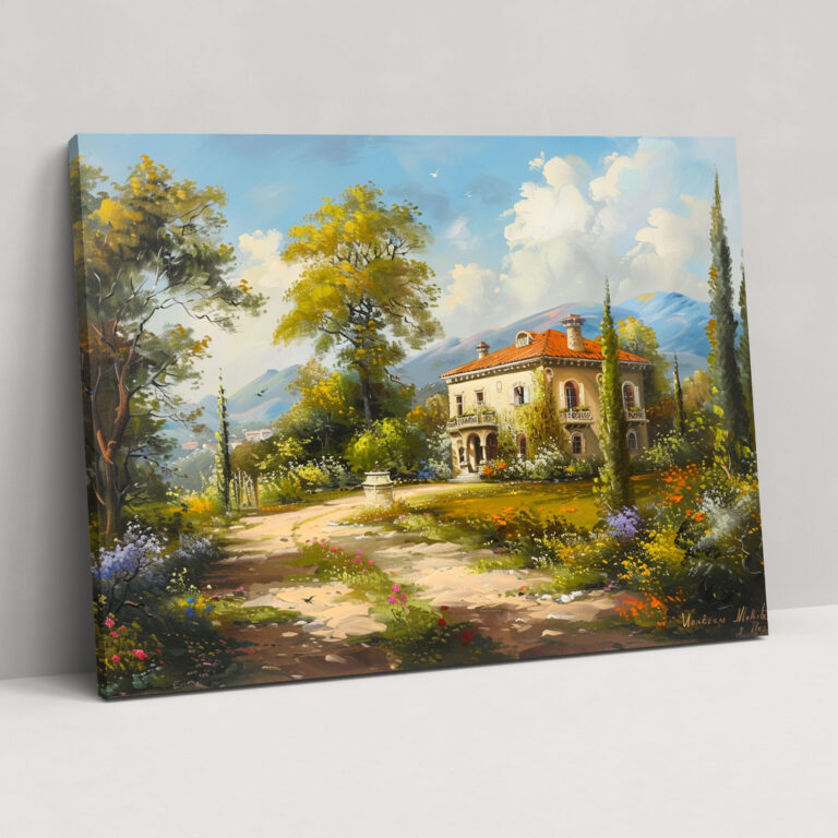 Rococo Style Painting Wall Art - Rococo, Wall Decoration, Wall Art, Canvas
