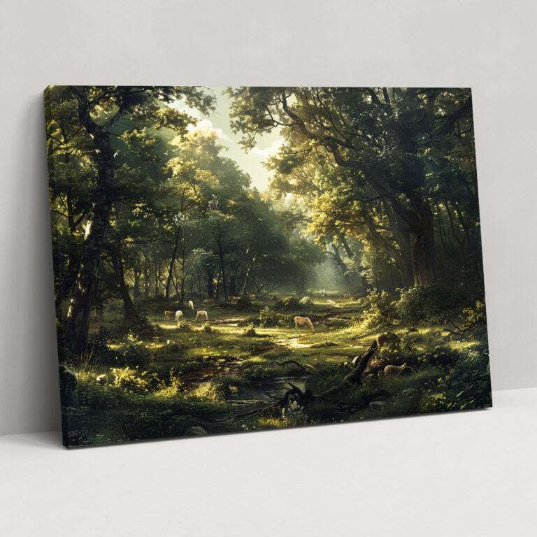 Rococo Style Painting Wall Decoration - Rococo, Canvas, Rococo Style Painting, Wall Decoration