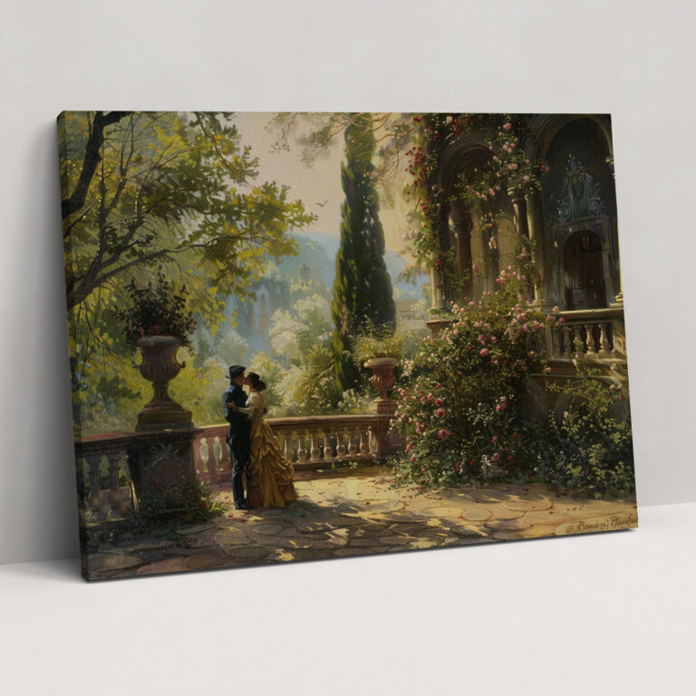 Rococo Style Painting Wall Art - Rococo, Rococo Style Painting, Wall Art, Wall Decoration