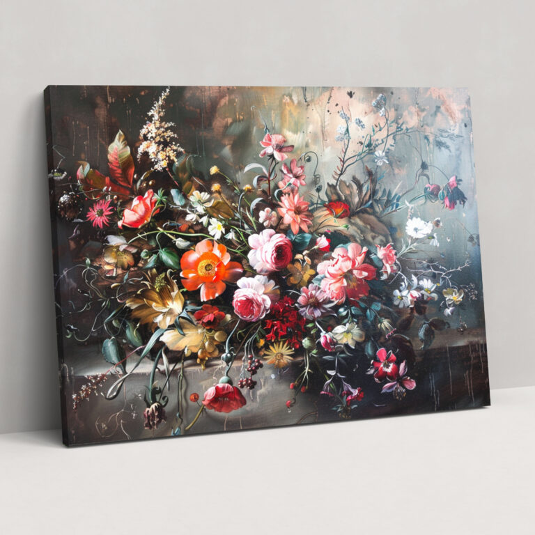 Rococo Style Painting Wall Art - Rococo, Canvas Wall Art, Canvas, Wall Decoration