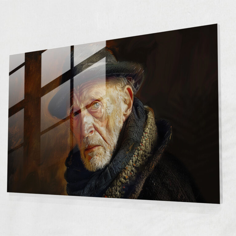 Rembrandt Wall Decoration - Intense Expressions And Emotion - Rembrandt, Rembrandt, Modern Art, Glass Art