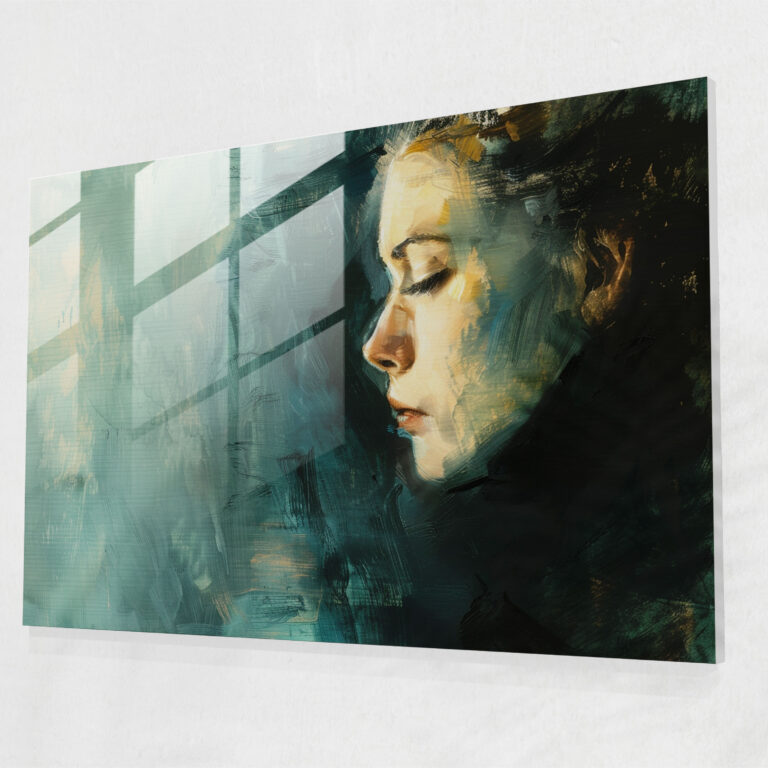 Rembrandt Glass Wall Art - Soft And Gentle Brushstrokes - Rembrandt, Modern Art, Wall Decoration, Rembrandt