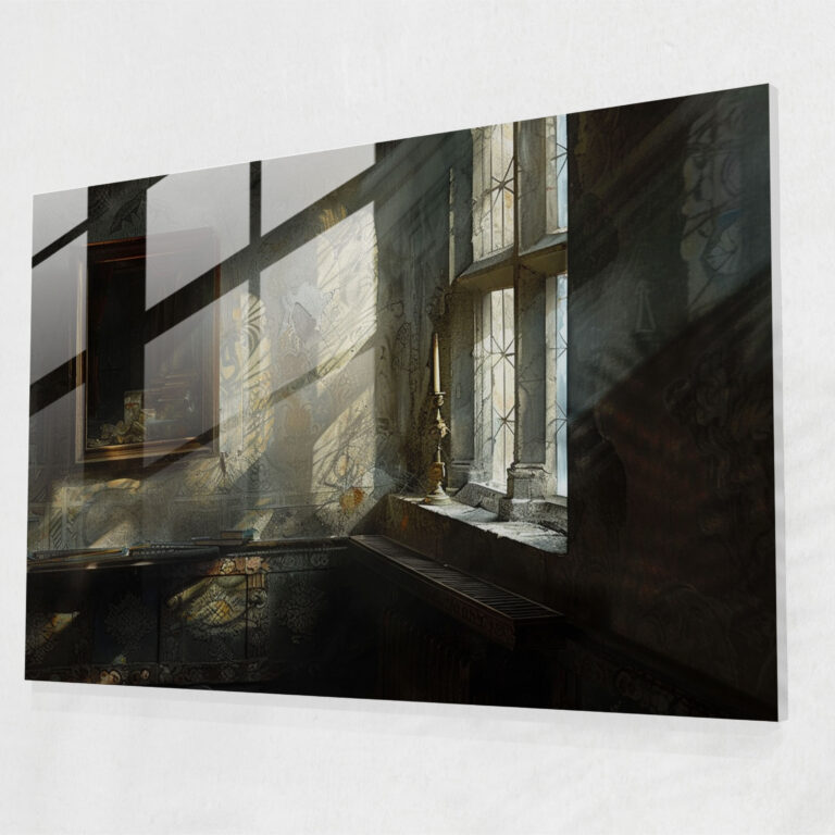 Rembrandt Wall Decoration - Expressive Light And Shadow - Rembrandt, Glass Art, Glass Wall Art, Home Decoration
