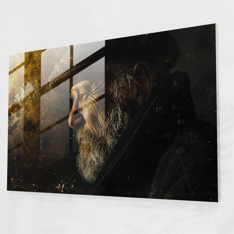 Rembrandt Glass Print - Rembrandt, Modern Art, Rembrandt, Glass Print